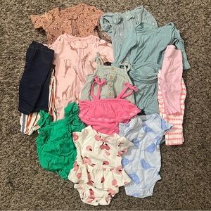 Carters NEWBORN Assorted Baby Clothing Set (13 pieces)